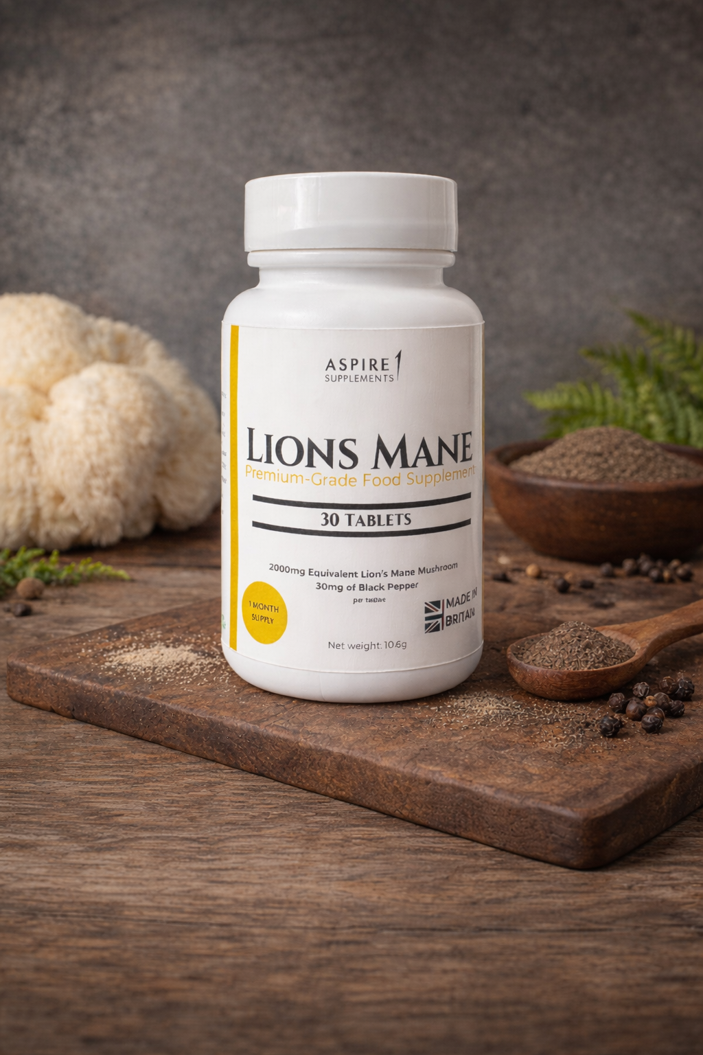 Lion's Mane Mushroom - Focus & mental Performance