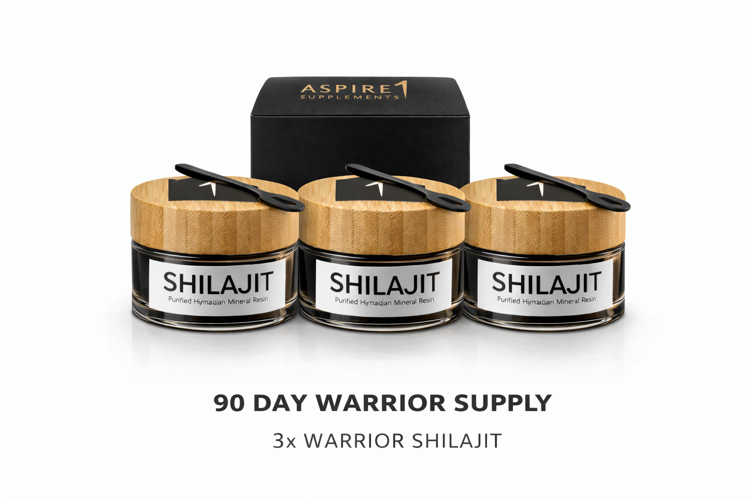 3 x Warrior Shilajit Bundle (90 Day Warrior Supply)